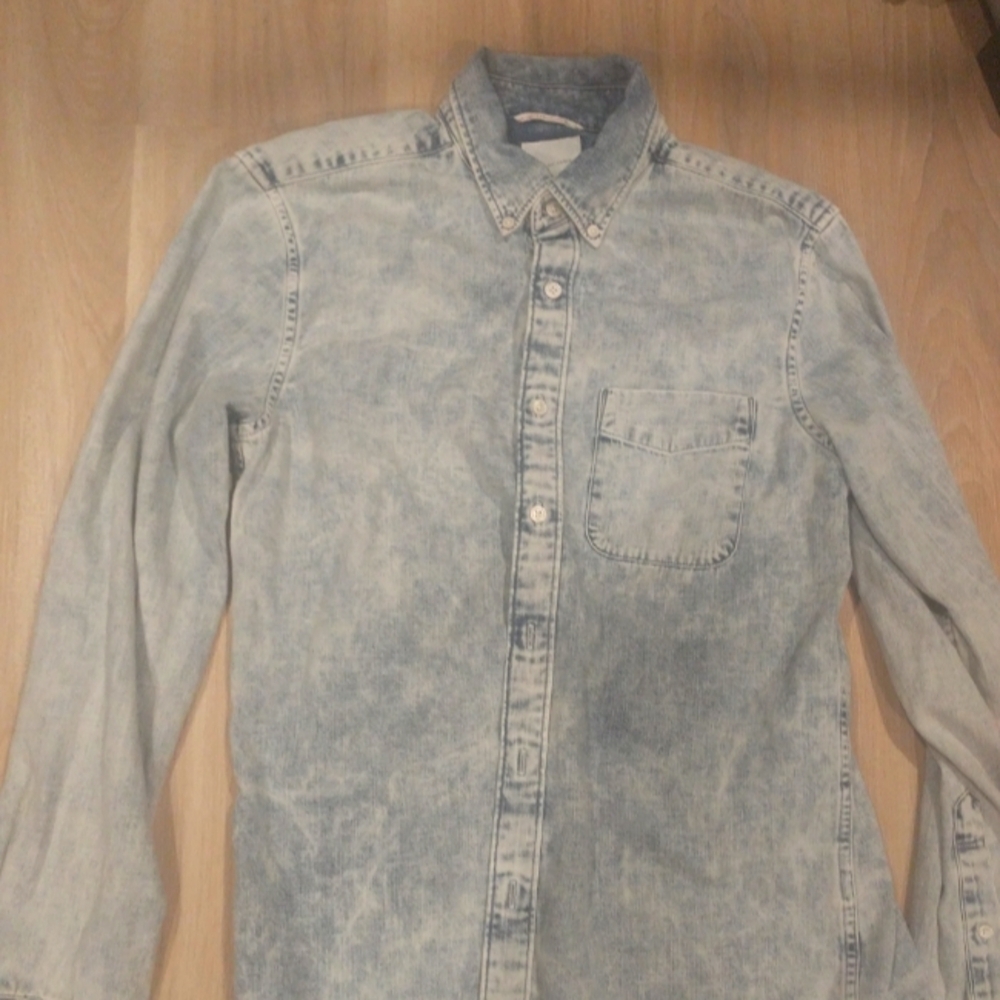 AMERICAN EAGLE JEAN SHIRT FADED size‎ small